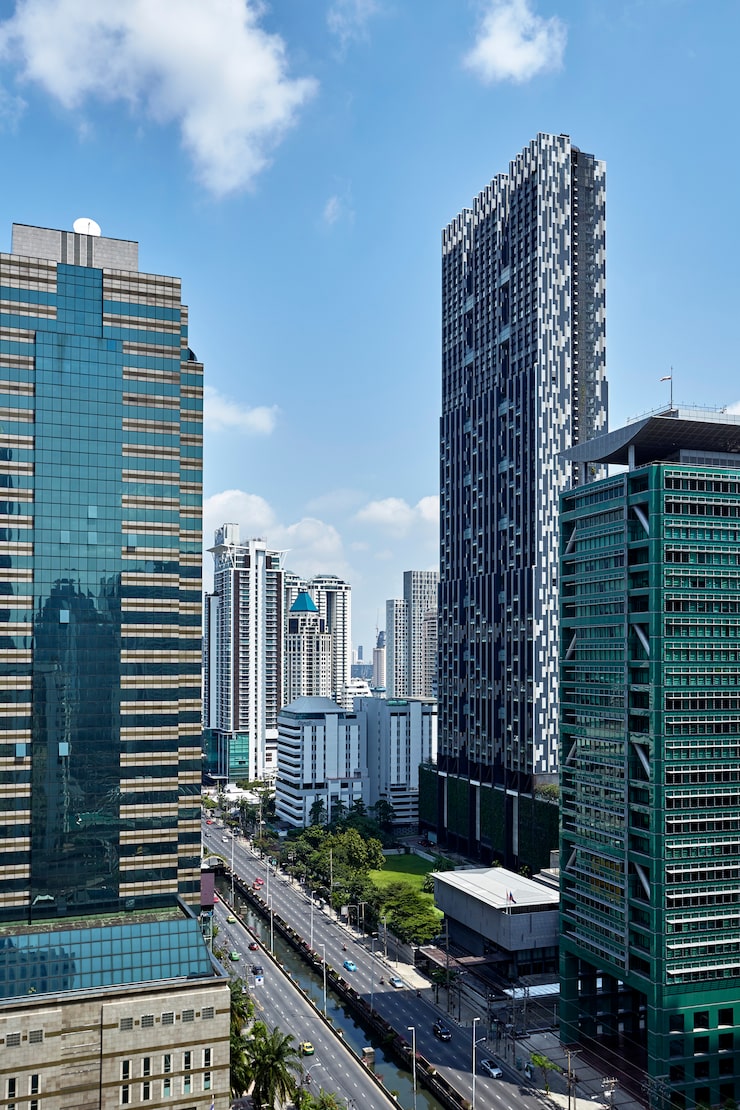 Modern office towers representing RMA Law Group business and corporate legal services